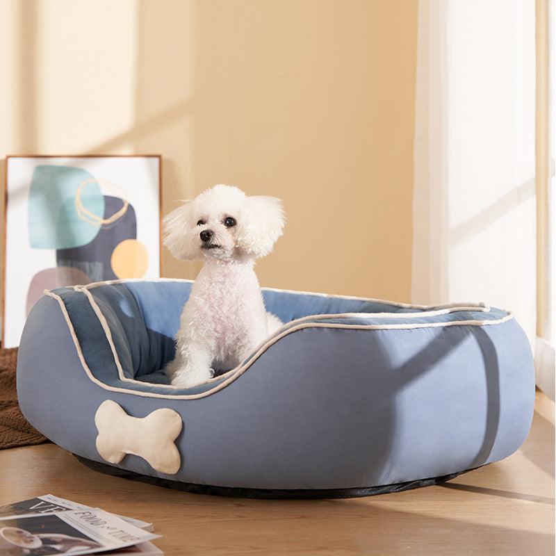 Cozy Pet Sofa Bed with Reversible Design - Pawsfecto