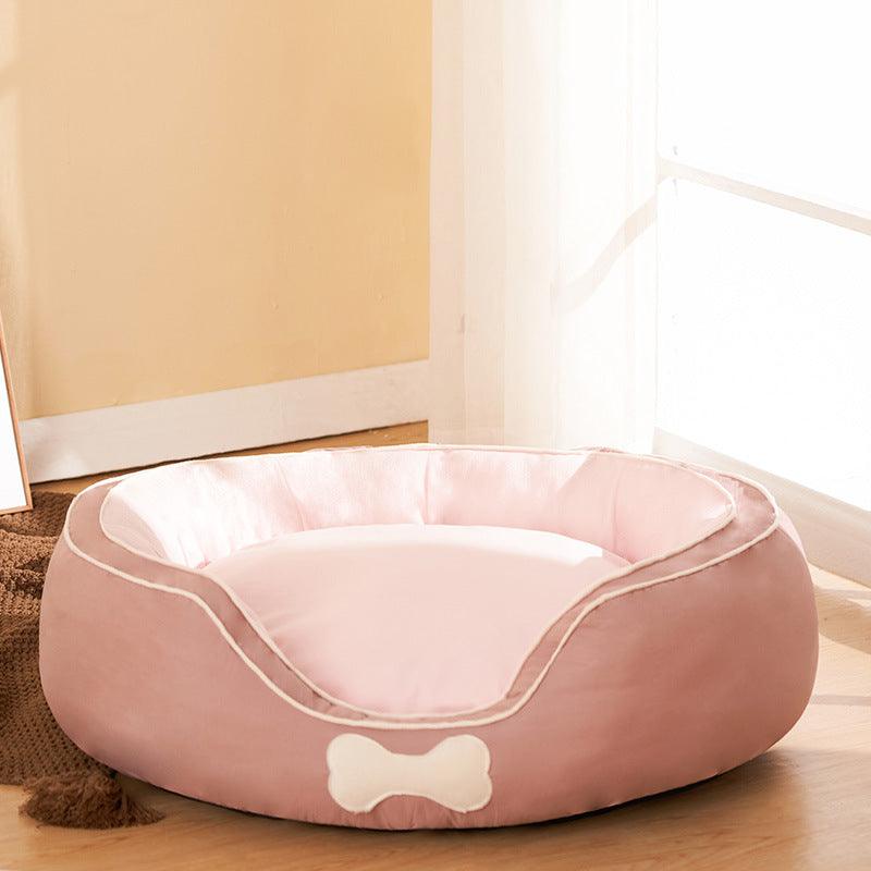 Cozy Pet Sofa Bed with Reversible Design - Pawsfecto