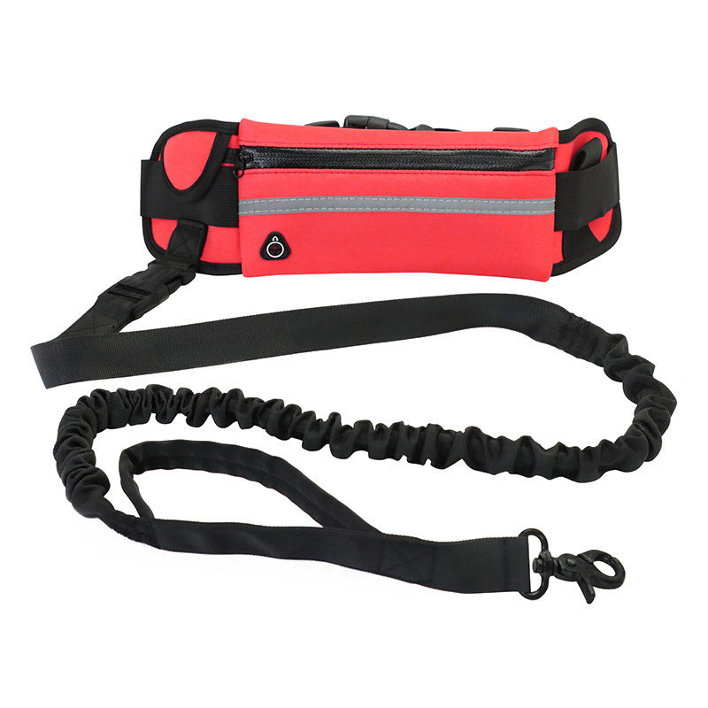 Hands Free Shock Absorbing Bungee Dog Leash And Training Belt