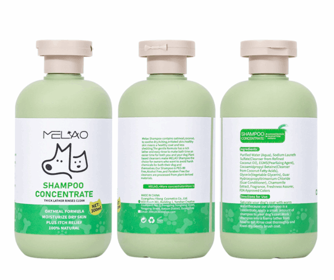 Gentle Paws Oat Bath Shampoo for Pet Hair Care