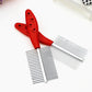 PawCare Double-Row Comb with Shank Footprint and Dense Teeth - Pawsfecto