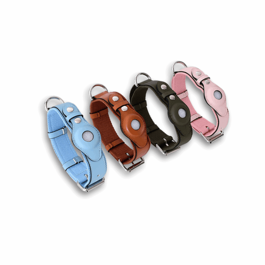 PawsTrack Pet Collar Tracker with Leather Protective Cover