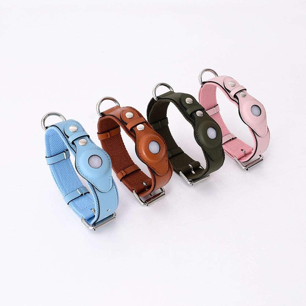 PawsTrack Pet Collar Tracker with Leather Protective Cover