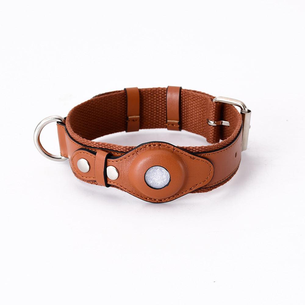 PawsTrack Pet Collar Tracker with Leather Protective Cover - Pawsfecto