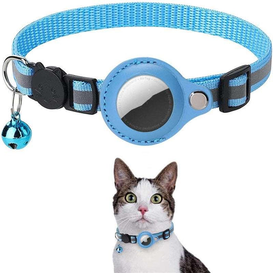 Reflective Pet Collar with Bell & Airtag Compatibility