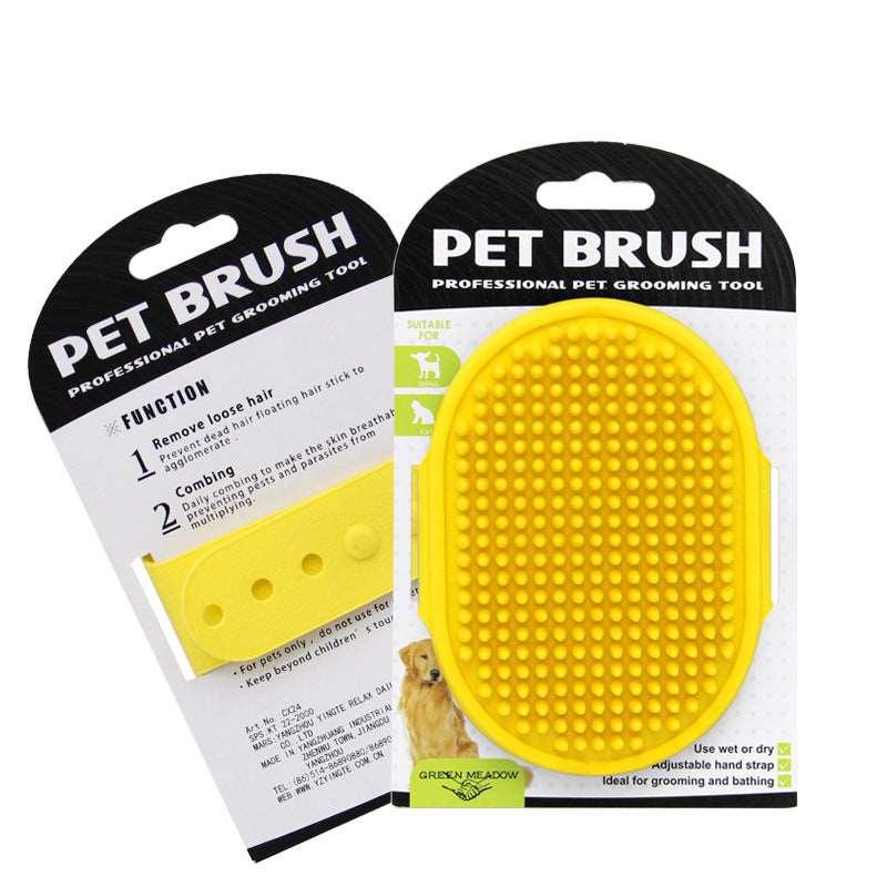 Rubber Glove Pet Bath Brush